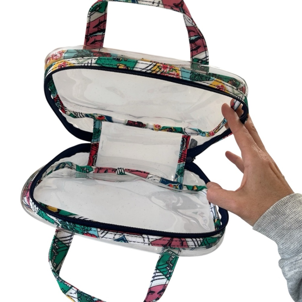 Vera Bradley Mini Ditty Cuban Stamps travel set 2 pieces - Picture 15 of 16